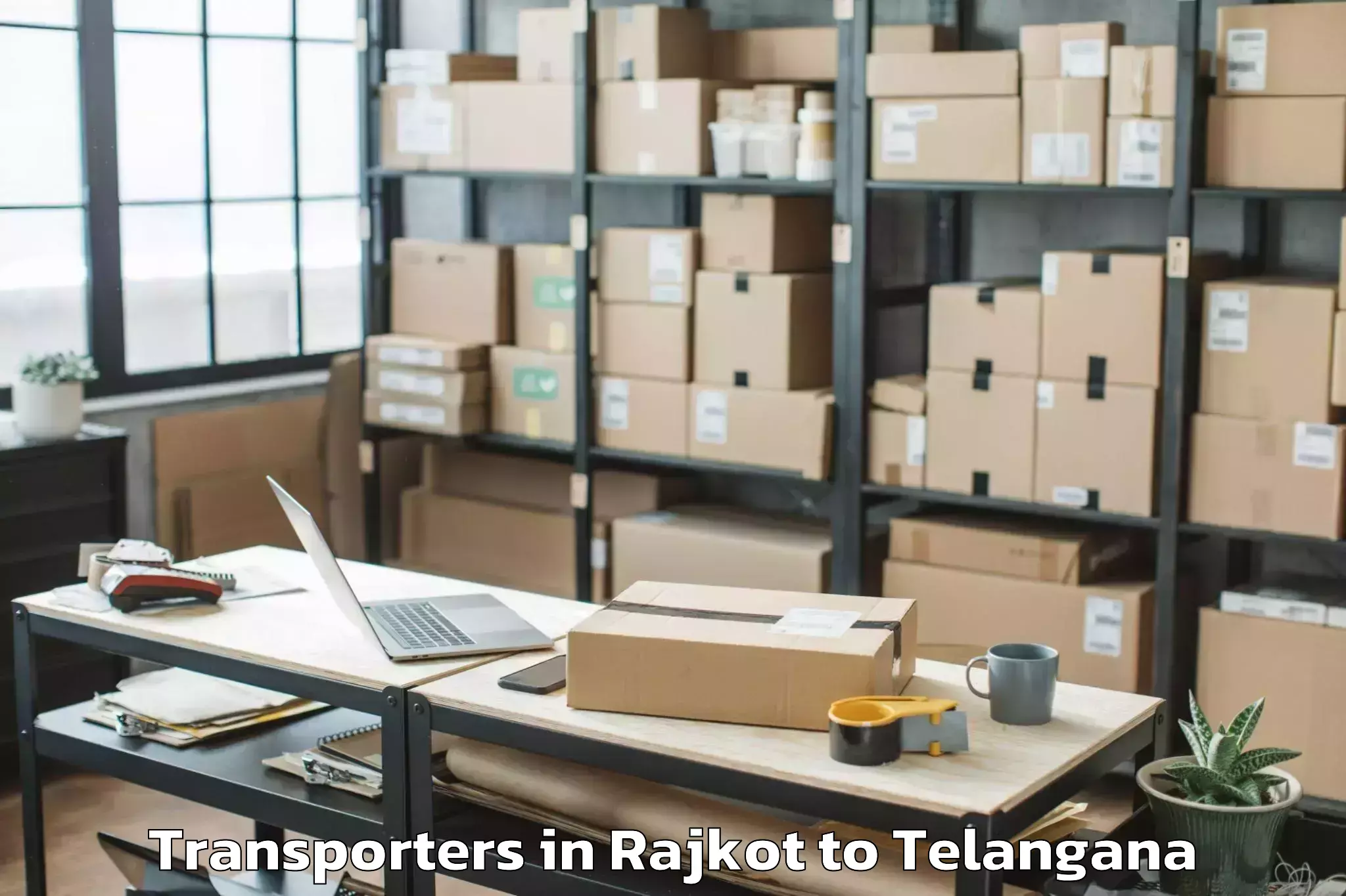 Top Rajkot to Sangareddy Transporters Available